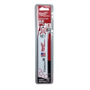 Milwaukee Torch Reciprocating Saw Blade 5pk 6