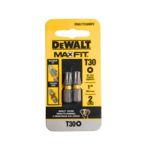DeWalt MaxFit Impact Rated Bit Tips  T30, 1