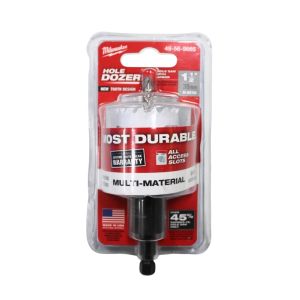 Milwaukee Hole Dozer 1-1/2 in. Bi-Metal 2.7 in. L X 3/8 in. D Hole  1 Ea 2029555