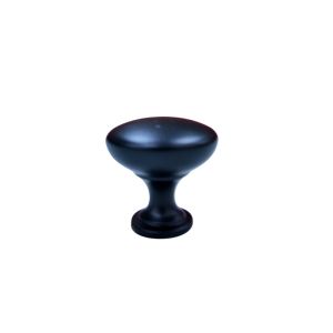 Creeden Allison Cabinet Knob – Flat Black, 1-1/4 in.