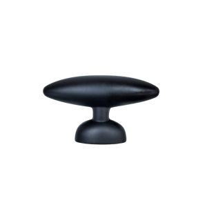 CCreeden Allison Cabinet Knob – Flat Black, 1-9/16 in.