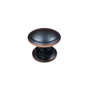 Creeden Allison Cabinet Knob – Bronze, 1-3/16 in.
