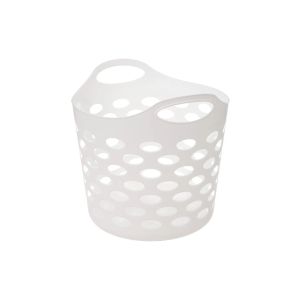 5Five Laundry Basket 28L White 1 Ea 330711