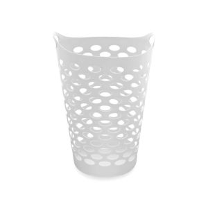 5Five Laundry Basket 60L Linen White 1 Ea 330714