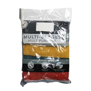 5Five Cloth Microfiber 30x30cm 5 Assorted Colors 1 Ea 213305