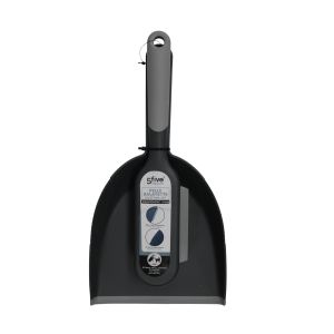 5Five Polyproplyene Dustpan And Brush 17.5x32x7.1cm Rubber Grey 1 Ea 330746