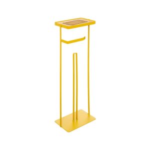 Toilet Paper Holder 18.5x12x59cm Steel Yellow 1 Ea 330749