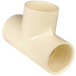 Daco Cpvc Tee 1/2 In Bone 1 Each 851213