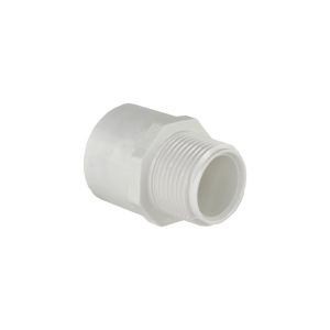 Daco Pvc Male Adapter 1 In White  1 Each 851526