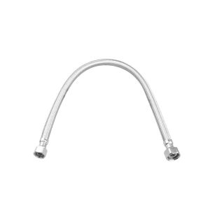 DuraPro Vinyl Faucet Supply Line 3/8 x 1/2 x 16 In White 1 Each 10261