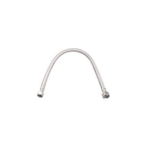 DuraPro Braided Faucet Supply Line 3/8 x 1/2 x 16 In Stainless Steel 1 Each 1026