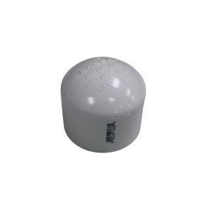 PVC End Cap – Slip Socket Pipe Cap Fitting, Schedule 40 1 1/2