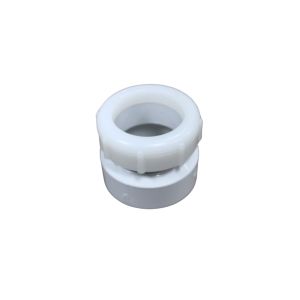 Pvc Trap Adapter  1 1/2 x 1 1/2 In White 1 Each P104P-015