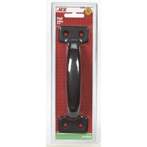 Ace 6.5 in. L Black Steel Utility Pull 1 Each 5293394
