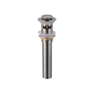 Pelican Pop Up Drain Wth Overflow Brush Nickel 1 Each PL-44