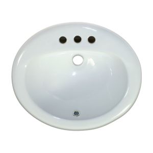 Pelican Round Face Sink White  1 Each PL-1011 SPREAD 4