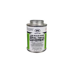 JC Whitlam All Purpose Regular Bodied PVC Cement Clear 4oz APR4