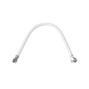 Home Depot DuraPro Vinyl Faucet Supply Line 3/8 x 1/2 x 12 In White 1 Each 15770