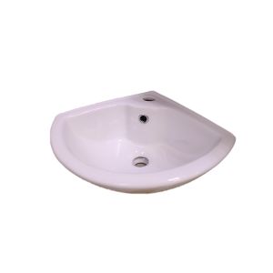 Corner Wash Basin Porcelain 360 x 360 x 180mm 1 Each