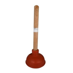 LDR Plunger Wth Wood Handle 4.5x9 In Red 1 Each 4864708