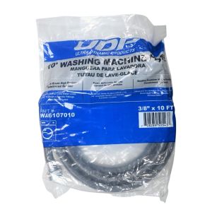 Ace Rubber Washing Machine Hose 3/8 In x10 Ft Black 1 Each 42425
