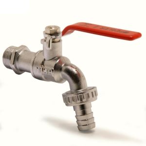 Pegler Ball Valve Bib Tap 1/2 x 3/4