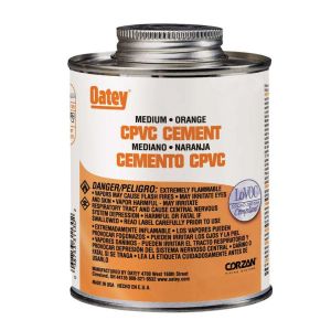 Oatey Orange Cement For CPVC 8 oz 1 Each 49773