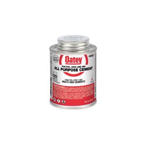 Oatey All Purpose Cement For Cpvc Or Pvc 8 Oz Clear 1 Each 4039434