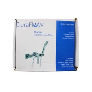 DuraFlow Thames Exposed Shower Mixer W/ Hand Shower Set – Chrome