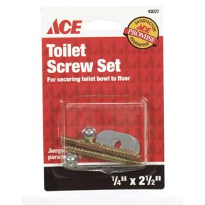 ACE Toilet Screw Set – 1/4