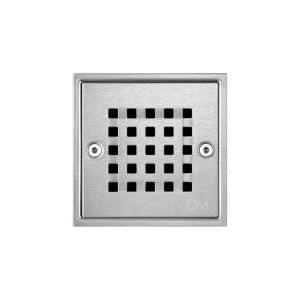 Bay Serie.Square Drain Ria Line 5 3/4 In x 5 3/4 In 1 Each 38.100.06 PS