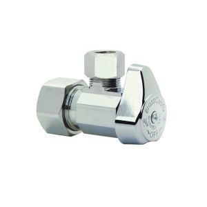 Ace 1/2 in. Compression X 3/8 in. Compression Brass Angle Stop Valve 1 Each