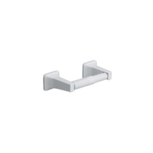 OakBrook Satin White Toilet Paper Holder