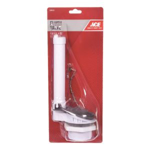 Ace Plastic Flush Valve Whte  Flapper 8.5