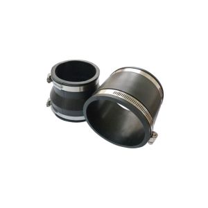 Flexible Rubber Coupling 3x4 In Black 1 Each FXC0403