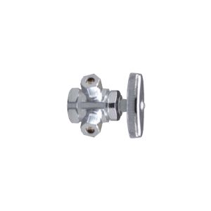 Bisman Double Angle Valve 1/2x3/8 In Brass 1 Each BMA3060