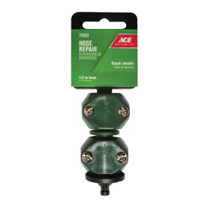 Ace Non Threaded Hose Repair Mender Clamp Female Clinch 1/2 In Green 1 Each