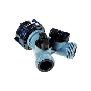 Ace Plastic Threaded 2 Way Shut Off Valve Gray 1 Each 71463
