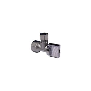 Quarter Turn Chrome Angle Valve 1/2x3/8 In  1 Each CXP4601