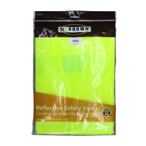Safety Vest Green L 120g Solid 1 Each BRSV004GL