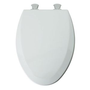 Mayfair Elongated Molded Wood Toilet Seat 18.81 In Bone 1 Each 4317871