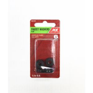 Ace Flat Rubber Faucet Washer 1/4