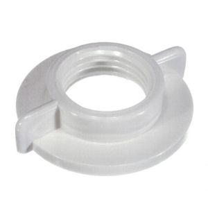 Plastic Universal Faucet Locknut 1/2 In White 1 Each 4079950