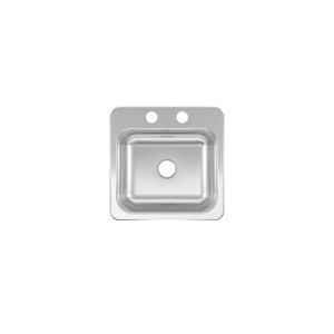 Franke Kindred Stainless Steel Top Mount 15 in. W X 15 in Single Bowl 4666525