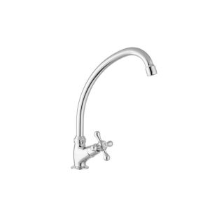 Cross Handl Kitchen Tap Brass 1 Each DURKITCROS1