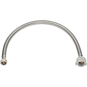 Ace Toilet Compression Flex Supply line 3/8x7/8x20 In Stainless Steel 1 Eac