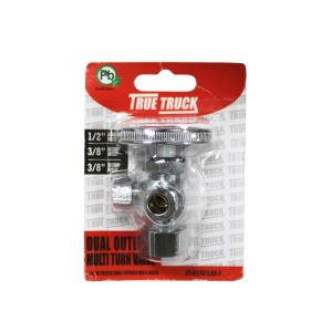 True Truck Dual Multi Turn Valve Inlet 1/2