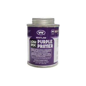 Whitlam Low VOC Purple Plastic Pipe Primer  1/2 Pint 1 Each PPL8