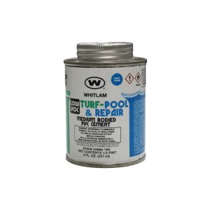 Turf-Pool and Repair Aqua Blue Medium Bodied Low VOC PVC Cement 1 Each