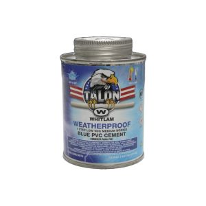 Talon Weatherproof Blue Medium Bodied Low VOC PVC Cement 1 Each WET8